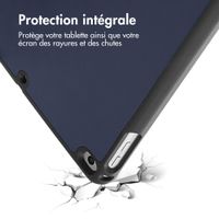 imoshion Coque tablette Trifold Apple iPad 6 (2018) 9.7 pouces / iPad 5 (2017) 9.7 pouces / Air 2 (2014)/Air 1 (2013) - Bleu foncé