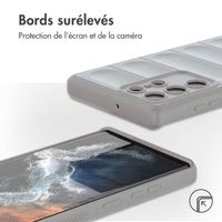 imoshion Coque arrière EasyGrip Samsung Galaxy S22 Ultra - Gris