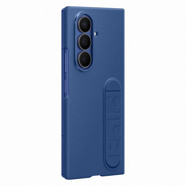 Samsung Coque en silicone avec support Samsung Galaxy Z Fold 7 - Blue
