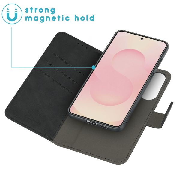 imoshion Etui de télephone luxe 2-en-1 amovible Samsung Galaxy S25 Edge - Noir