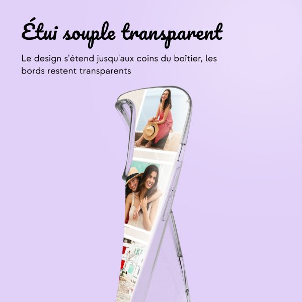 Coque personnalisée avec pellicule  N°3 iPhone 16 Pro Max - Transparent