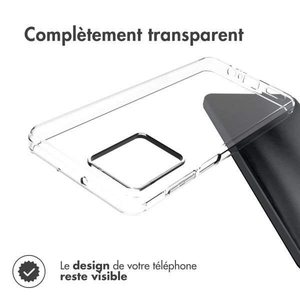 Accezz Coque Clear Motorola Moto G54 - Transparent