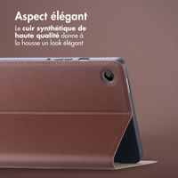Accezz Coque tablette Classic Samsung Galaxy Tab A11 Plus - Marron