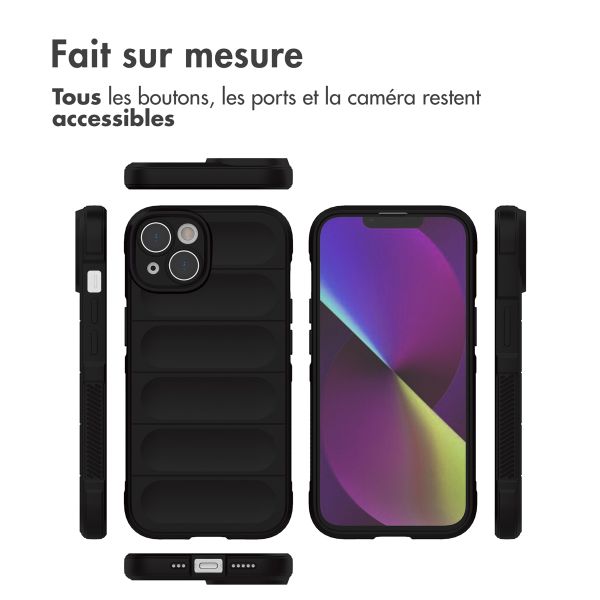 imoshion Coque arrière EasyGrip iPhone 14 - Noir