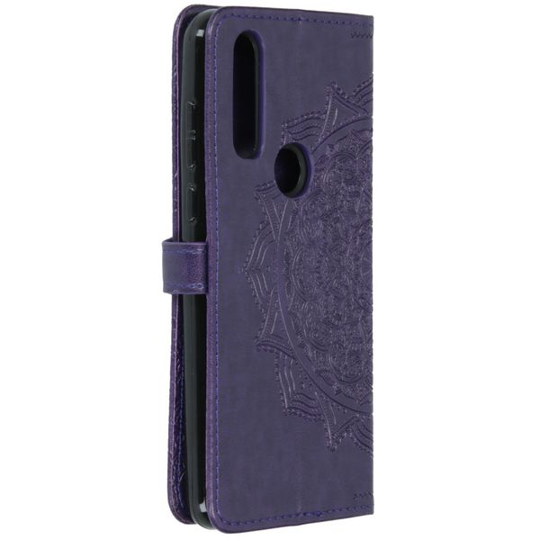 Etui de téléphone Mandala Motorola One Action - Violet