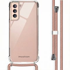 imoshion Coque avec dragonne Samsung Galaxy S21 - Rose Doré