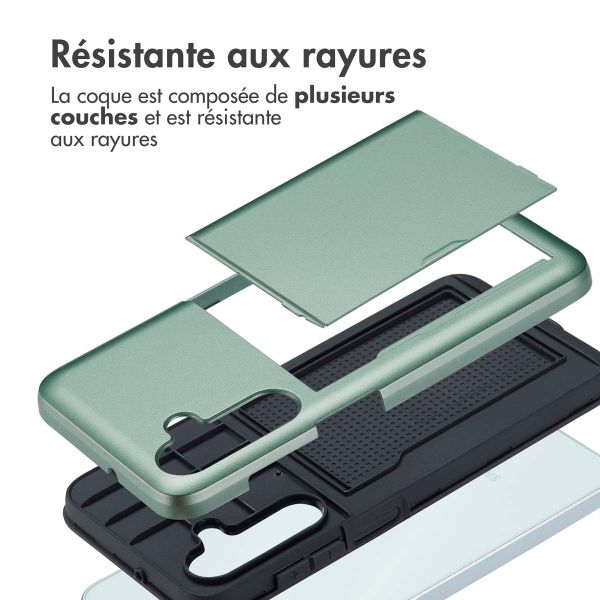 imoshion Coque arrière avec porte-cartes Samsung Galaxy A16 - Vert