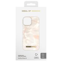 iDeal of Sweden Coque Fashion MagSafe Apple iPhone 15 - Rose Pearl Marble