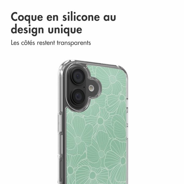 imoshion Coque Design Apple iPhone 16 - Botanica