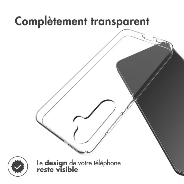 Accezz Coque Clear Samsung Galaxy S25 - Transparent