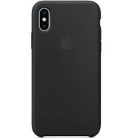 Apple Coque en silicone Apple iPhone Xs / X - Noir
