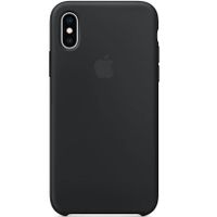 Apple Coque en silicone iPhone Xs / X - Noir