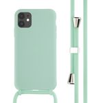 imoshion ﻿Coque en silicone avec cordon iPhone 11 - Menthe verte