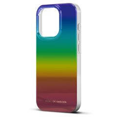 iDeal of Sweden Coque arrière Mirror iPhone 15 Pro - Rainbow