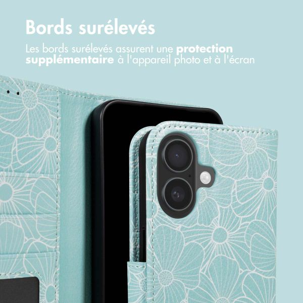 imoshion Étui de télephone portefeuille Design Apple iPhone 17 - Botanica