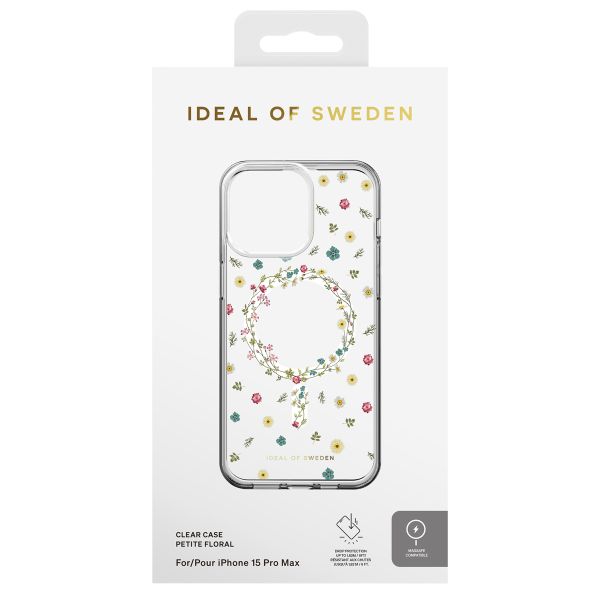 iDeal of Sweden Coque miroir avec MagSafe Apple iPhone 15 Pro Max - Petite Floral