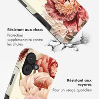 Selencia Coque arrière Vivid Apple iPhone 17 - Vintage Peony