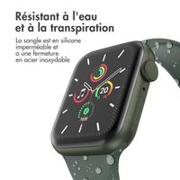 imoshion Bracelet en silicone⁺ Apple Watch Series 1 á 10 / SE / Ultra (2) (44/45/46/49 mm) - Olive - Taille M/L