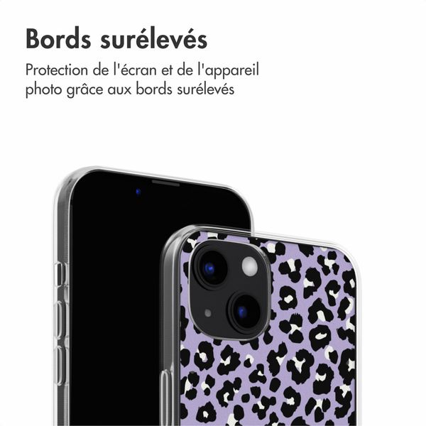 imoshion Coque Design iPhone 13- Leopard Lilac