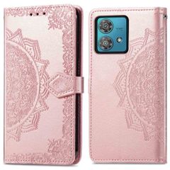 imoshion Etui de télephone Mandala Motorola Moto G84 - Rose Doré