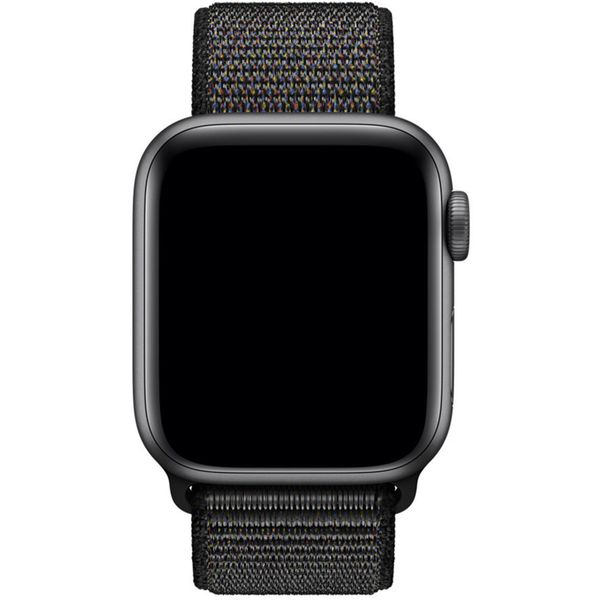 Apple Sport Loop bracelet Apple Watch Series 1-9 / SE - 38/40/41 mm / Series 10 - 42 mm - Noir