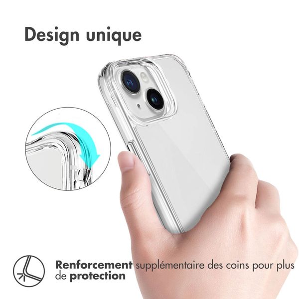 imoshion Coque Rugged Air Apple iPhone 15 - Transparent
