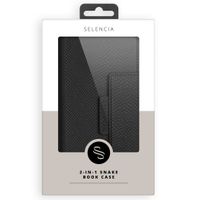 Selencia Etui portefeuille serpent amovible 2-en-1 Llyr Samsung Galaxy S21 Plus - Noir