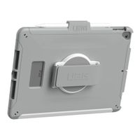 UAG Coque tablette Scout Healthcare avec strap Apple iPad 9 (2021) 10.2 pouces / iPad 8 (2020) 10.2 pouces / iPad 7 (2019) 10.2 pouces - Blanc / Gris