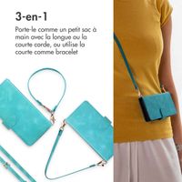 imoshion Etui de télephone portefeuille avec cordon Samsung Galaxy S24 FE - Turquoise