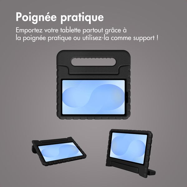 imoshion Coque kidsproof avec poignée Samsung Galaxy Tab A11 / A9 8.7 pouces - Noir