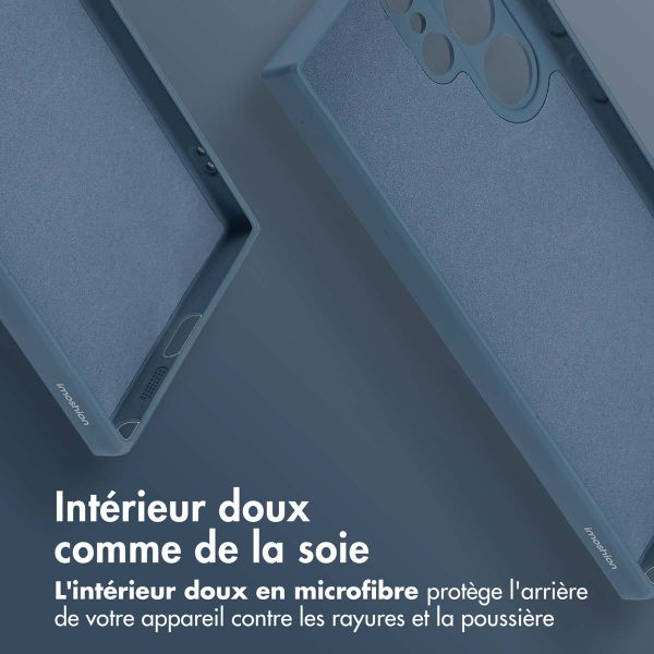 imoshion Coque Couleur avec MagSafe Samsung Galaxy S24 Ultra - Bleu foncé