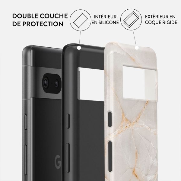 Burga Coque arrière Tough Google Pixel 7 - Vanilla Sand