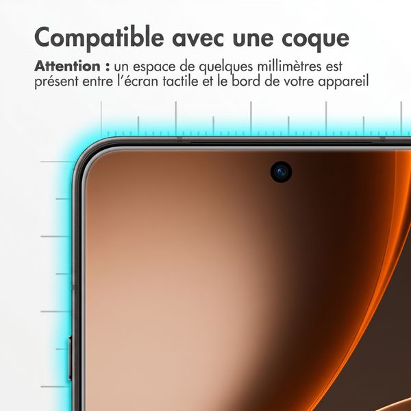 Accezz Protection d'écran en verre trempé Oppo Find X9 Ultra