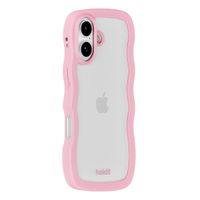 Holdit Coque Wavy Apple iPhone 17 - Transparent / Pink