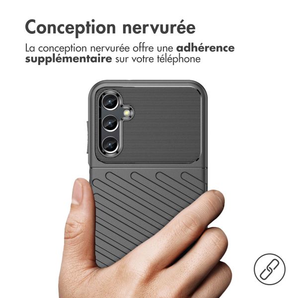 imoshion Coque Arrière Thunder pour Samsung Galaxy A14 (5G/4G) - Noir