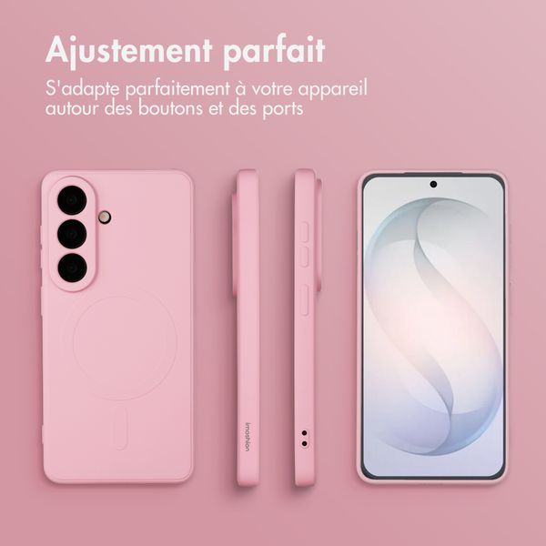 imoshion Coque Couleur avec MagSafe Samsung Galaxy S26 - Candy Pink