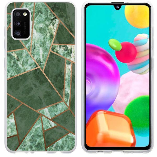 imoshion Coque Design Samsung Galaxy A41 - Cuive graphique / Vert