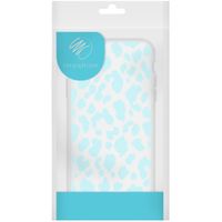 imoshion Coque Design iPhone SE (2022 / 2020) / 8 / 7 / 6s - Léopard - Bleu