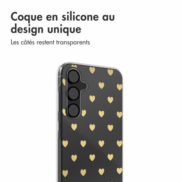 imoshion  Coque Design Samsung Galaxy A55 - Golden Hearts