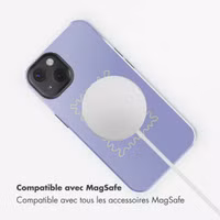 Selencia Coque arrière Vivid avec MagSafe Apple iPhone 13 - More Amor