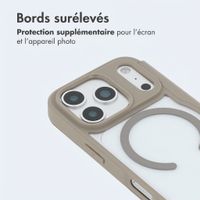 imoshion Bookcase transparente avec MagSafe Apple iPhone 17 Pro Max - Beige