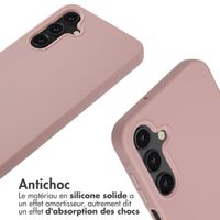 imoshion Coque en silicone avec cordon Samsung Galaxy S24 FE - Sand Pink