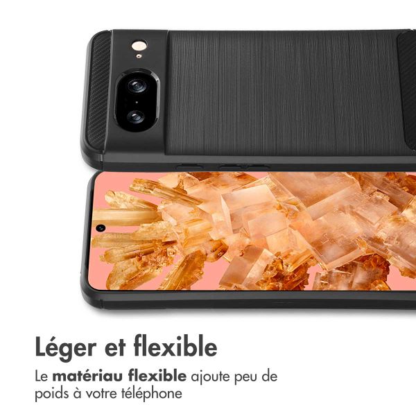 imoshion Coque Brushed Google Pixel 8 - Noir