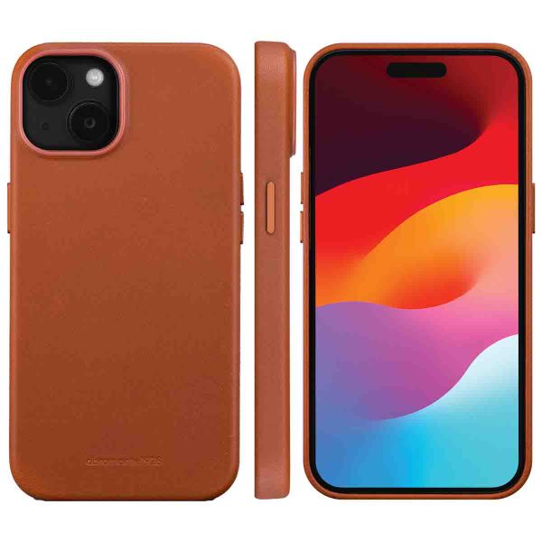 dbramante1928 ﻿Coque arrière Roskilde MagSafe Apple iPhone 15 - Brun