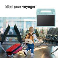 imoshion Coque kidsproof avec poignée iPad 9 (2021) 10.2 pouces / iPad 8 (2020) 10.2 pouces / iPad 7 (2019) 10.2 pouces - Soft Blue