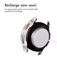 imoshion Coque rigide à couverture complète Samsung Galaxy Watch 7 - 40 mm - Starlight