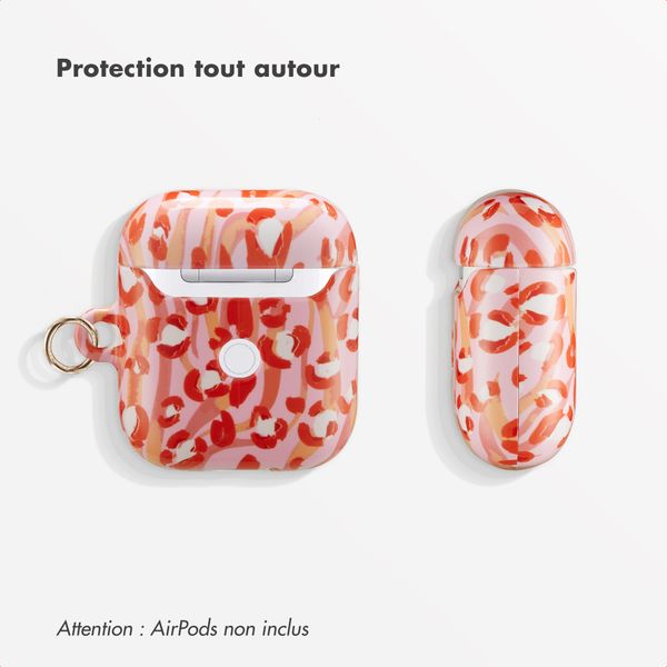 Selencia Coque Vivid Apple AirPods 1 / 2 - Wild Spots Lipstick