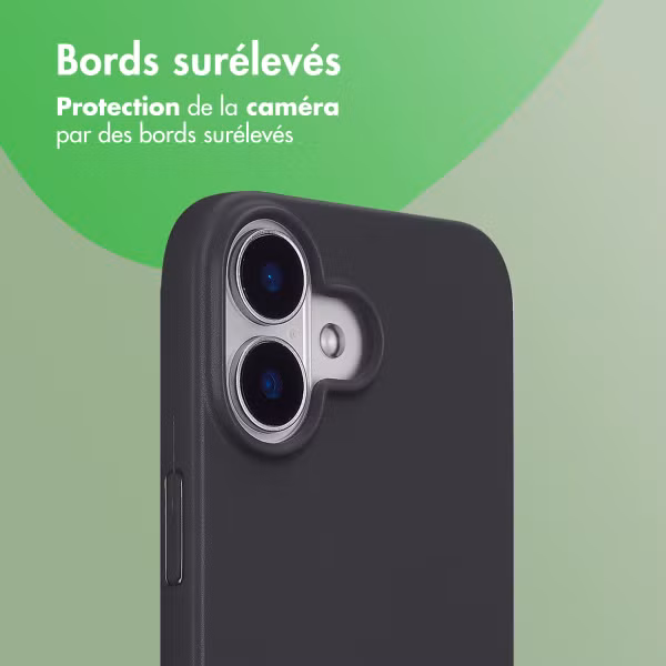 imoshion Coque Couleur Apple iPhone 16 - Noir