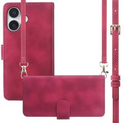 imoshion Etui de télephone portefeuille avec cordon Apple iPhone 17 - Rouge