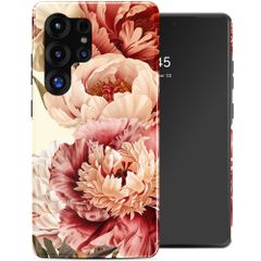 Selencia Coque arrière Vivid avec MagSafe Samsung Galaxy S26 - Vintage Peony